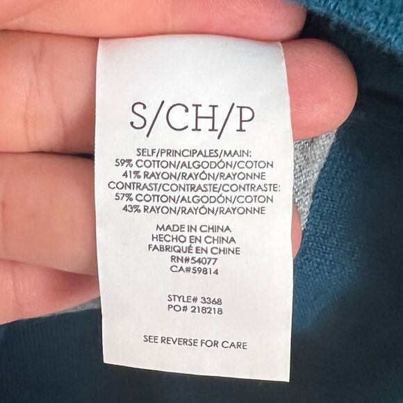 Cabi | Teal Ever Button Front Sweater Cardigan Style #3368 Size Small - Picture 6 of 6